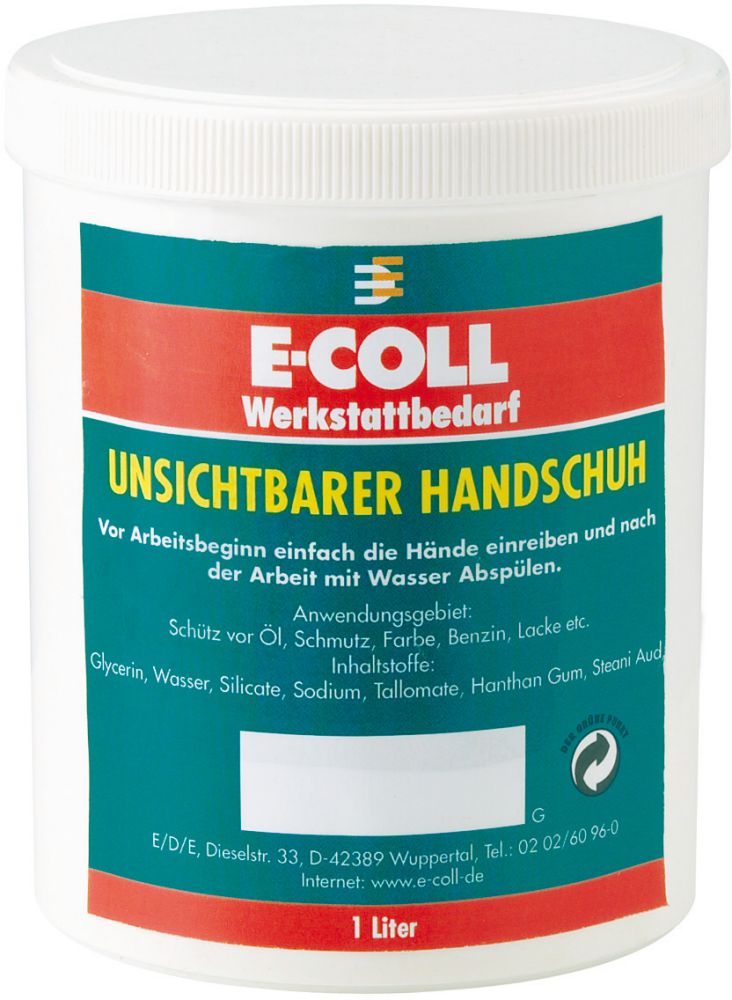 Produktbild E-COLL EU Unsichtbarer Handschutz 1L Dose
