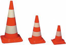 Produktbild Leitkegel rot/weiß 500mm Schake