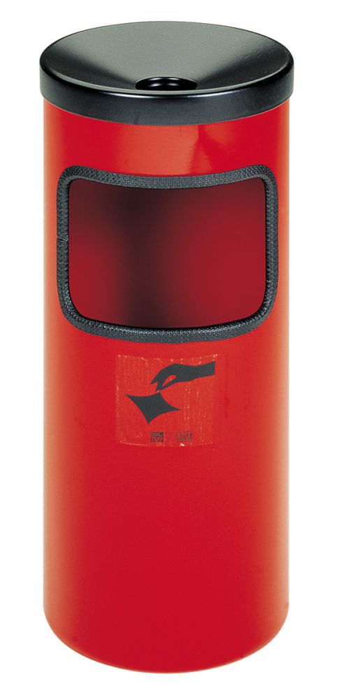 Produktbild TKG Abfall Ascher Rondo Boden rot