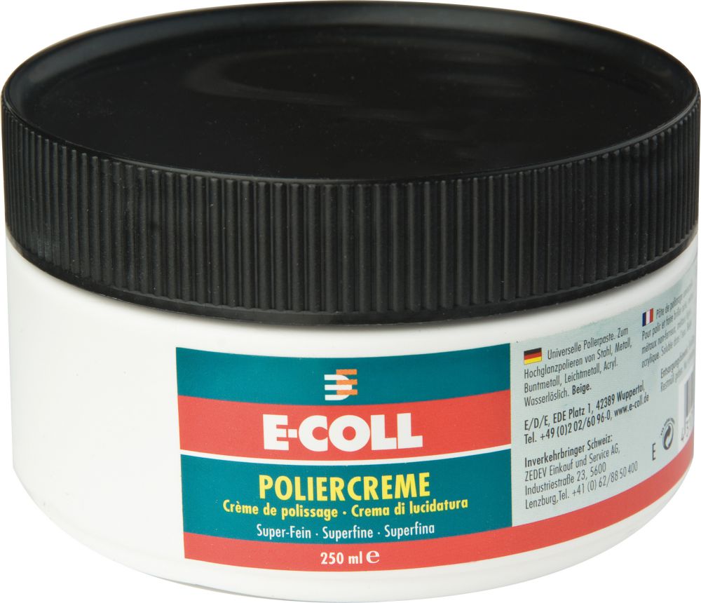 Produktbild E-COLL EU Poliercreme superfein 250ml beige