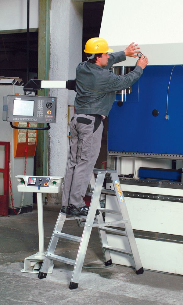 Produktbild ZARGES Alu-Stehleiter Z500 Seventec 2x5 Stufen