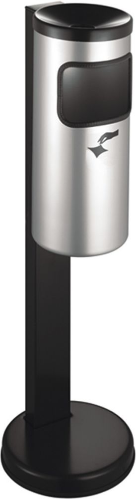 Produktbild TKG Abfallascher Rondo neusilber mit Standfuß