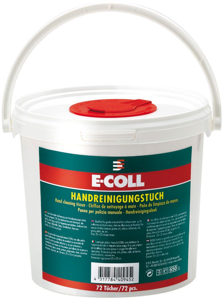 Produktbild E-COLL EU Handreinigungstücher 70 Stück