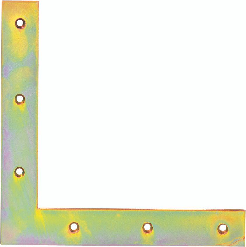 Produktbild Pollmann Haustürwinkel 160x160mm gelb verz.