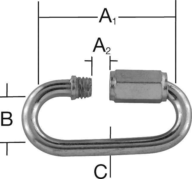 Produktbild Vormann Rapidglied, verzinkt 8,0 mm