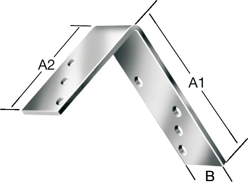 Produktbild Vormann Balkenwinkel verz240x160mm Nr. 179240Z