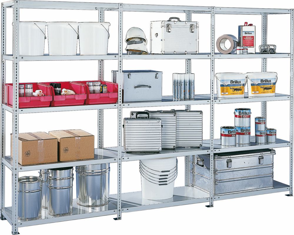 Produktbild Meta Schraubregal FIX 100 AF 2000x1000x300 mm verz.