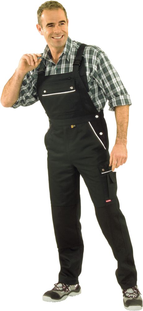 Produktbild Planam Latzhose Canvas, 320 g/qm, Gr.60, schwarz bild 2