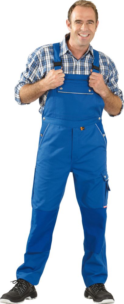 Produktbild Planam Latzhose Canvas, 320 g/qm, Gr.60, kornblau bild 2