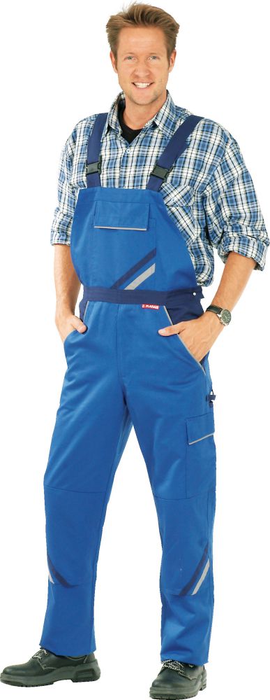 Produktbild Planam Latzhose Highline, Gr.56, kornblau/marine bild 2