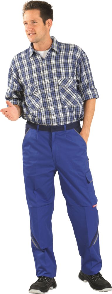 Produktbild Planam Bundhose Highline, Gr.58, kornblau/marine bild 2