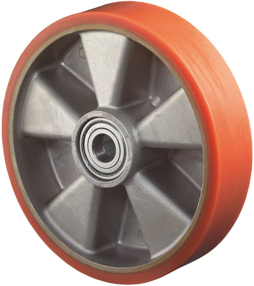 Produktbild BS Rollen Polyurethanrad150mm Guss-Poly/Alu LG.K