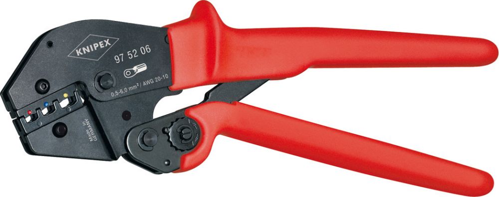 Produktbild Knipex Crimp-Hebelzange 0,1- 2,5qmm uniso.