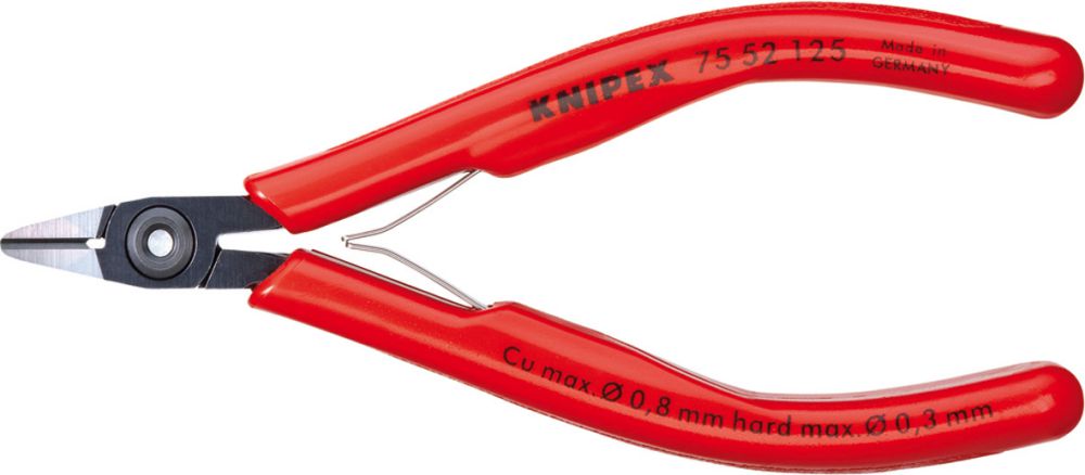 Produktbild Knipex Elektriker Seitenschneider 125mm spitzer Kopf