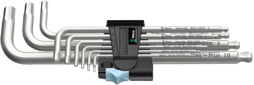 Produktbild Wera Winkelschraubendreher-Satz 9tlg. rostfrei