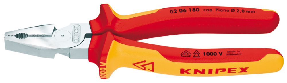 Produktbild Knipex Kraft-Kombizange VDE 200mm m.M.K.Griff