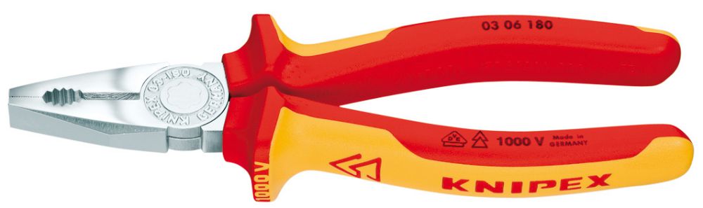 Produktbild Knipex Kombizange VDE 180mm m.M.K.Griff