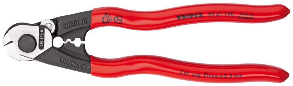 Produktbild Knipex Drahtseilschere 190mm m.Kst.Griff