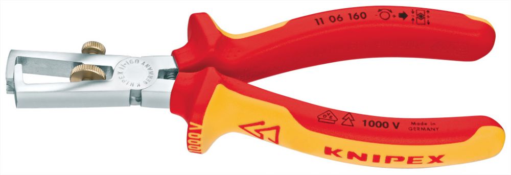 Produktbild Knipex Abisolierzange VDE 160mm m.M.K.Griff