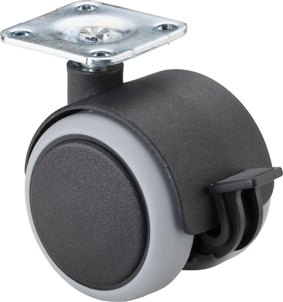 Produktbild BS Rollen Lenkrolle m. Fest, Anschr.plaF86.050.PL