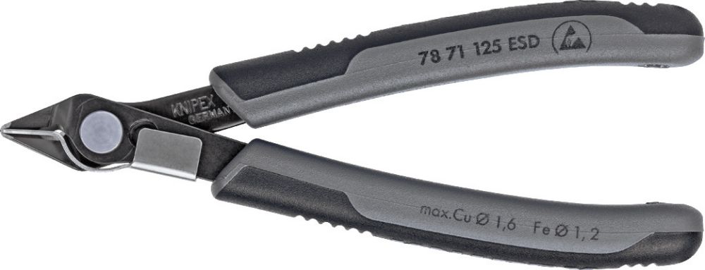 Produktbild Knipex Elektronik Seitenschneider ESD 125mm brü.m.Drahtk.Knipex