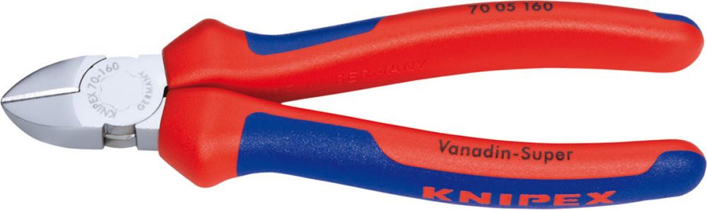 Produktbild Knipex Seitenschneider verchromt180mm m.M.K.Griff