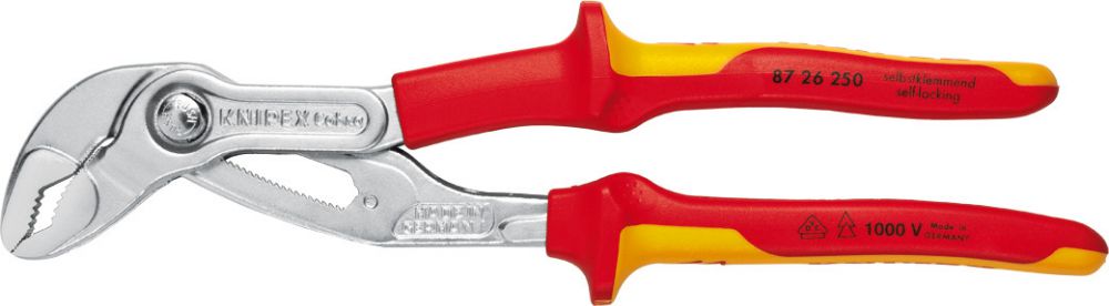 Produktbild Knipex Wasserpumpenzange Cobra VDE 250mm m.M.K.Griff