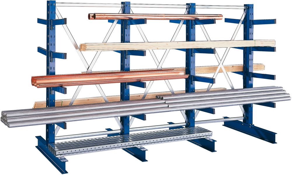 Produktbild Meta Kragarmregal AF eins. 2000x1030x600 mm MULTI.M bild 1