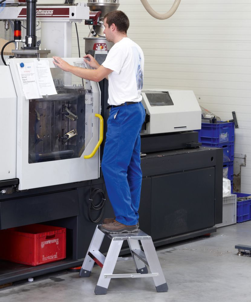 Produktbild ZARGES Arbeitspodest klappbar 2x3 Stufen