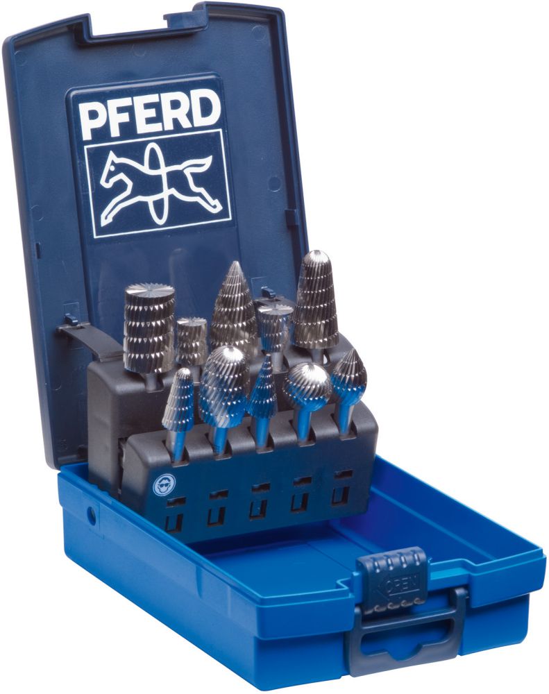 Produktbild Pferd Frässtift -Stz. HSS 3 6mm 10-tlg.