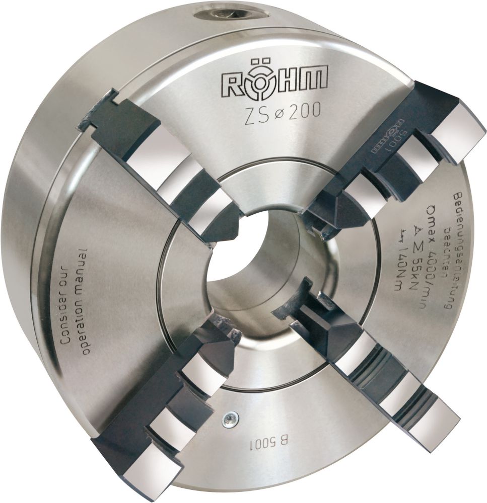 Produktbild Röhm Vierbacken-Drehfutter D55027 ZS 200mm KK 5