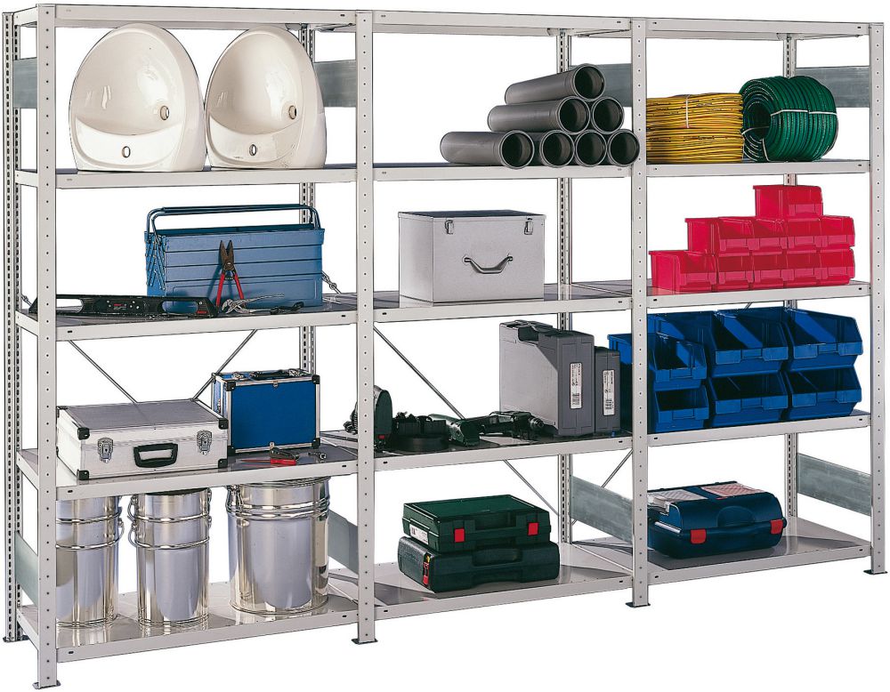 Produktbild Meta Steckregal CLIP 230 AF 2000x1000x500 mm verz. bild 1