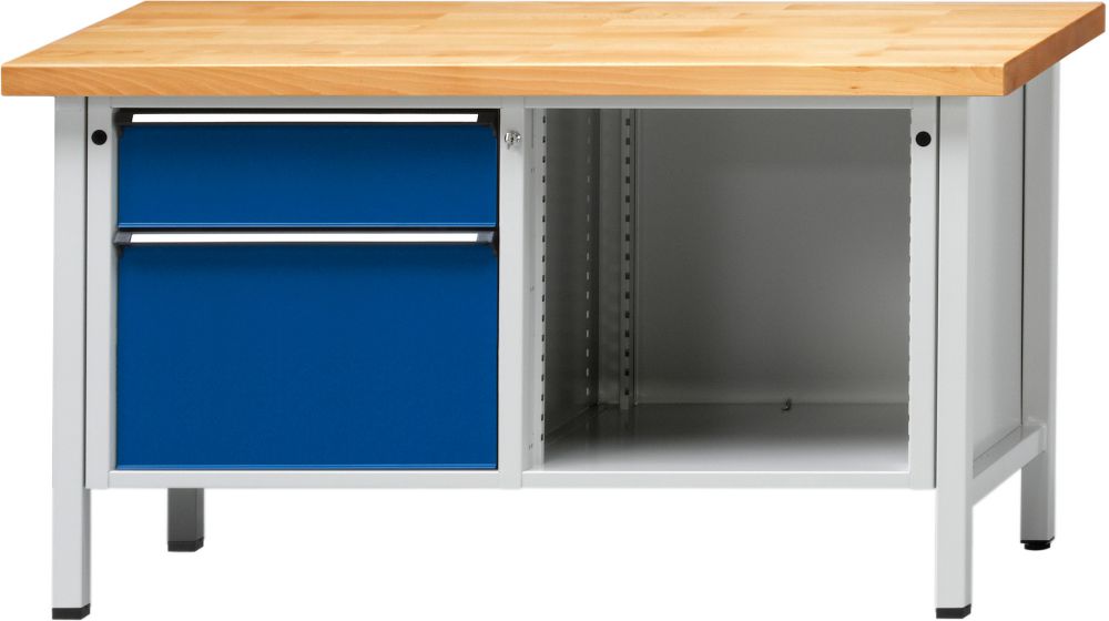 Produktbild Anke Kasten Werkbank1500 209 V 50 mm  850 mm 7035/5010