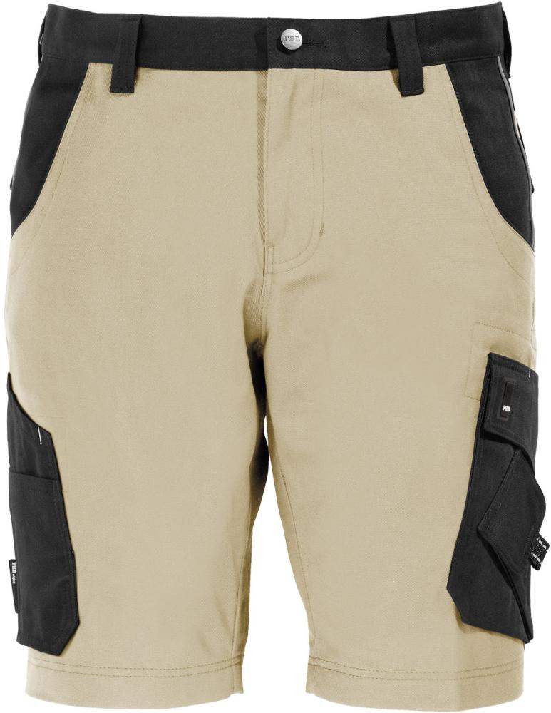 Produktbild FHB Bermuda Twill Theo beige-schwarz, Gr. 64 bild 1