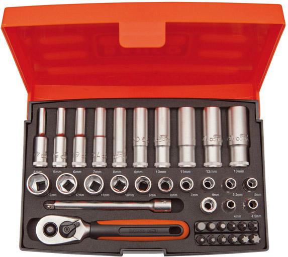 Produktbild Bahco Steckschlüssel-Satz 1/4" SL25L
