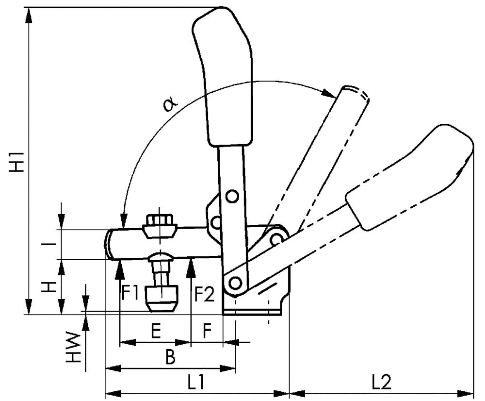 Produktbild Senkrechtspanner 6800 Gr.6 AMF bild 3