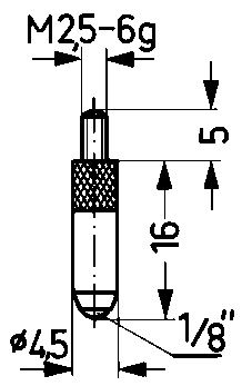 Produktbild Käfer Messeinsatz Stahl Abb.16/16,0mm