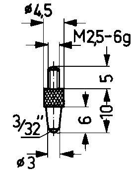 Produktbild Käfer Messeinsatz Stahl Abb.21/ 3,0mm