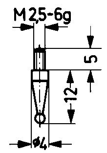 Produktbild Käfer Messeinsatz Stahl Abb.18/ 5,0mm