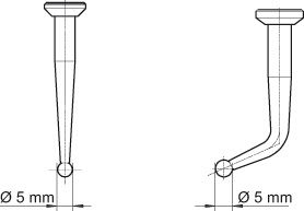Produktbild Haimer Tasteinsatz f Zentriergerät gerade bild 2