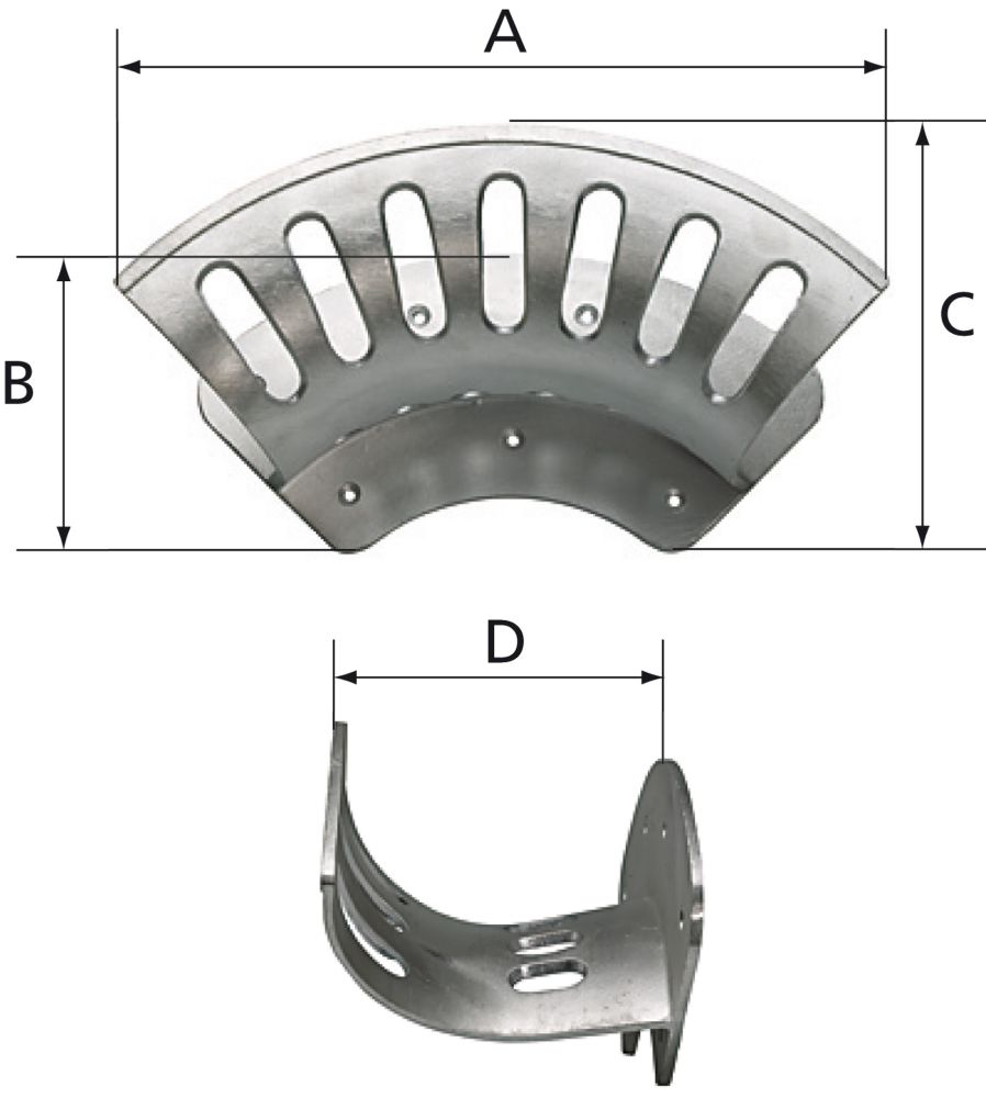 Produktbild Riegler Schlauchhalter Alu Größe "groß" bild 2