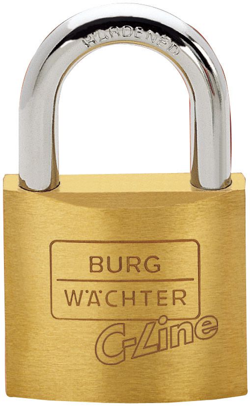 Produktbild Burg Wächter Messing-Hangschloss 222 / 50 mm