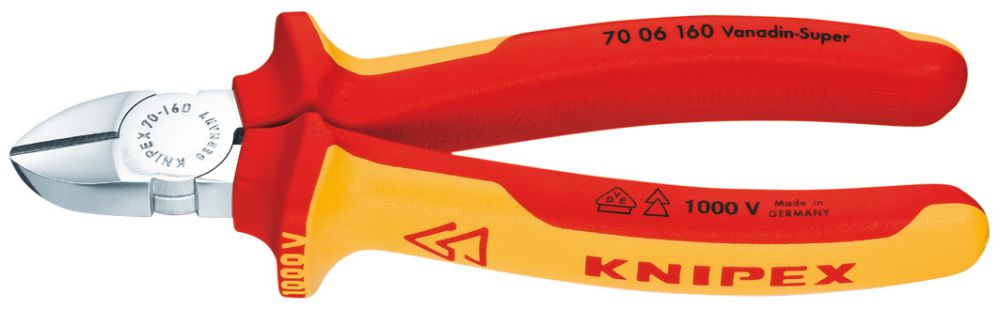 Produktbild Knipex Seitenschneider VDE 180mm m.M.K.Griff