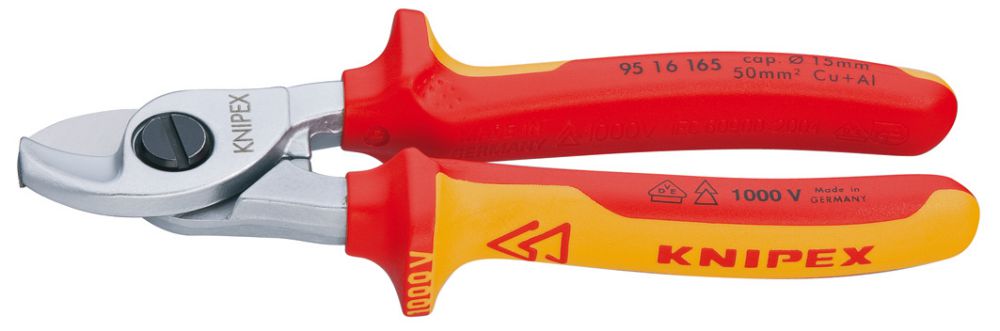 Produktbild Knipex Kabelschere VDE 165mm m.M.K.Griff