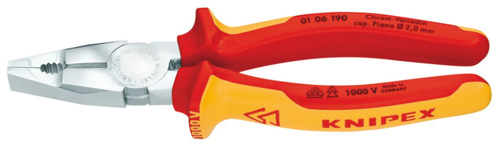 Produktbild Knipex Kombizange VDE verc. 160mm m.M.K.Griff
