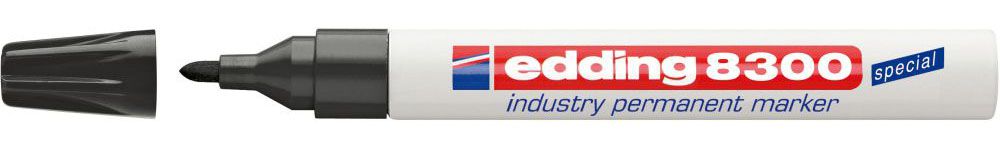 Produktbild Edding Industriemarker Nr.8300 schwarz