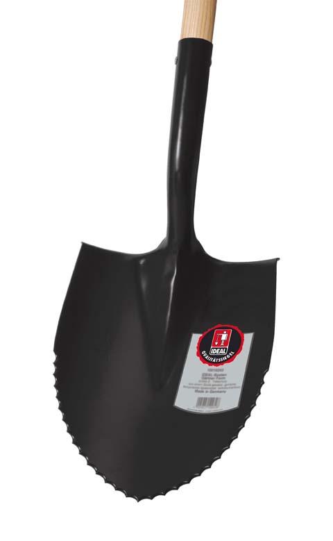 Produktbild Ideal Ballastschaufel Gr.1 Wellschw. pulver mit E-St.120mit Wellenschliff