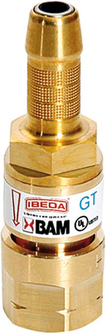 Produktbild Sicherheitseinrichtung Sauerstoff Tülle 6,3 mm-G1/4"R