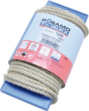 Produktbild Pösamo Polyfaser Seil 6,0 gedr. LG-HASPEL 20m
