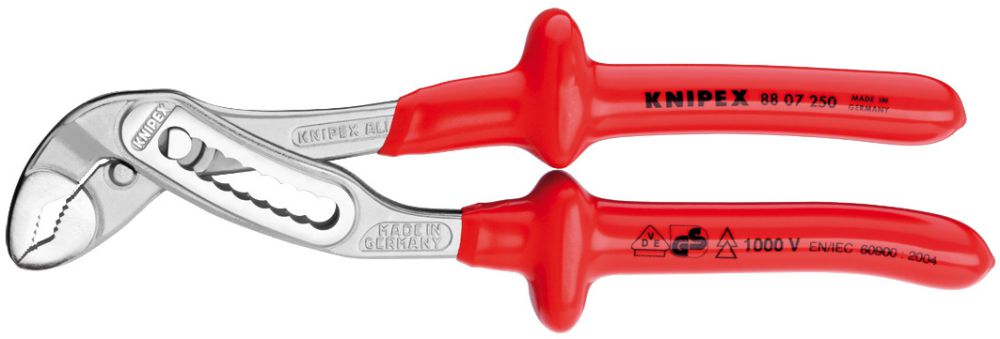 Produktbild Knipex Wasserpumpenzange Alligator VDE 250mm tauchisoliertKnipex